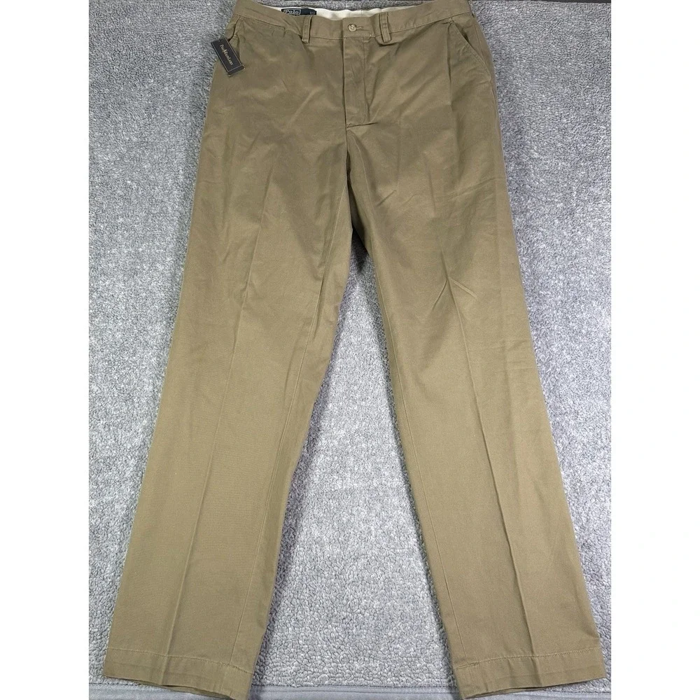 NWT Polo Ralph Lauren The Prospect Pant Men's Size 36x34 Olive Khaki Chino Pants